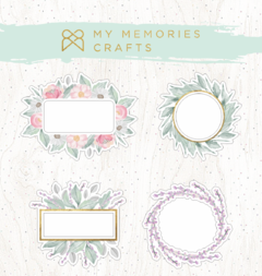 Molduras em Chipboard - My Memories Crafts - Coleção Meus Encontros - MMCMEN-11