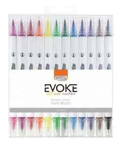 Marcador Artístico BRW - Dual Brush - Evoke - BP1012