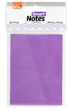 Bloco Smart Notes - Roxo Neon - Brw - BA7508 - comprar online