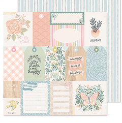 Folha Para Scrapbook - Patterned Paper - Be Kind - 34013996