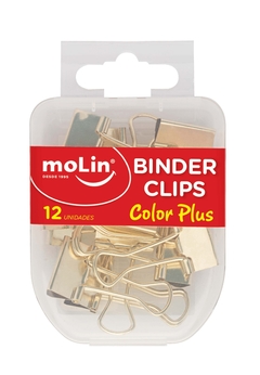 Binder Clips - Ouro Color Plus - Molin - 23032 na internet
