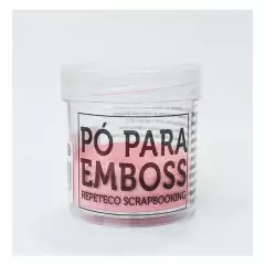 Pó Para Emboss Repeteco - Opaco - Rosa Bebe - EMBOPACO-003