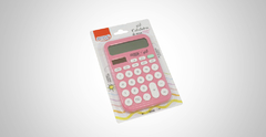 Calculadora de Mesa - Rosa - BRW - CC4003