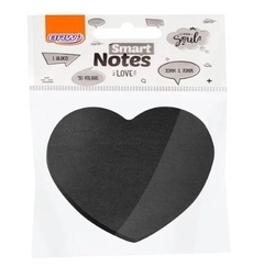 Smart Notes - Love Coração Preto - BRW - BA5002