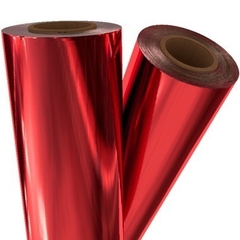 Folha de Foil Repeteco – Ativado Por Calor - Vermelho - 30 x 250 cm - HFFQ106