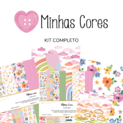 Kit Completo - Coleção Minhas Cores - My Memories Crafts