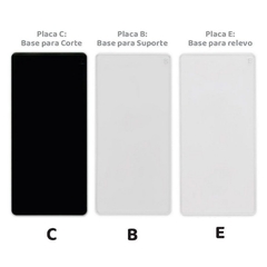 Kit Refil Placas B,C,E p/ Maq. Corte Mini Elegance - Toke e Crie - 21851 - comprar online