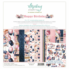 Bloco 30X30 - Happy Birthday - Mintay Papers - MT-HAB-07