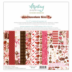 Bloco 30X30 - Chocolate Kiss - Mintay Paper - MT-KIS-07