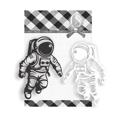 Acrílico Astronauta - 2 Peças - Coleção PLAY- Carina Sartor - PLA16