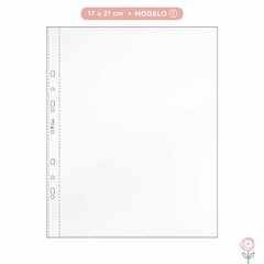 Plásticos para Álbum 17 x 21cm - Modelo 1- JuJu Scrapbook