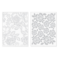 Placa para Relevo - Embossing Folder - 2 peças - We R Memory Keepers - 661200