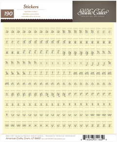 Adesivos Alfabeto -Sticker Sheet 6x7 - Tiny Alpha - 331165