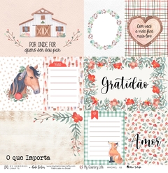 Folha para Scrapbook - My Memories Crafts - Coleção My Country Life - MMCMCL-02 - comprar online