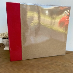 Álbum kraft - Vermelho - 30x30