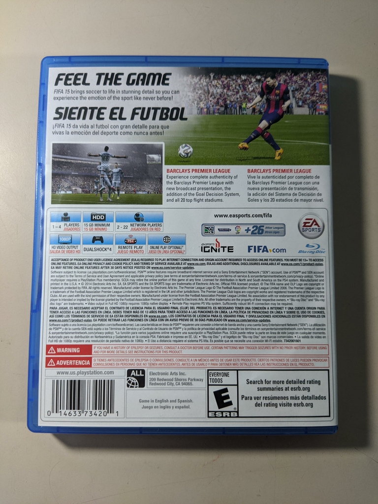 jogo fifa 15 ps4 original - Comprar em Tudo-Games-Retro