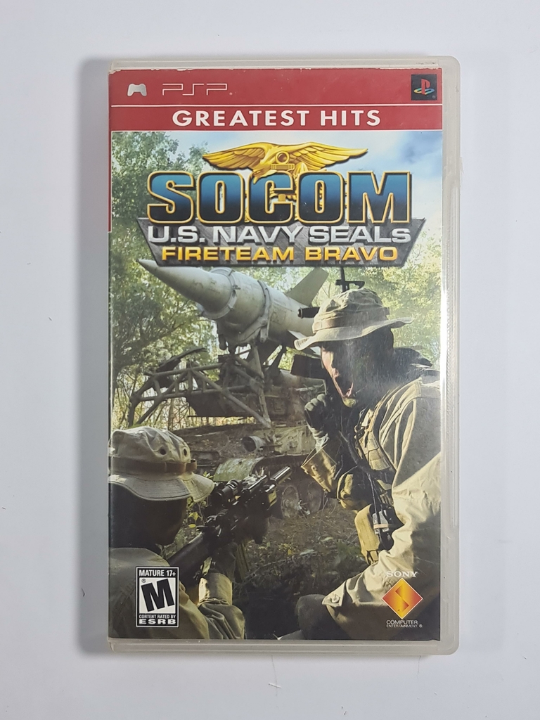 Jogo Socom U.S. Navy Seals Fireteam Bravo PSP original