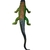 boneco jacaré oligator crocodilo anos 90 com 37 cm - Tudo Games Retro