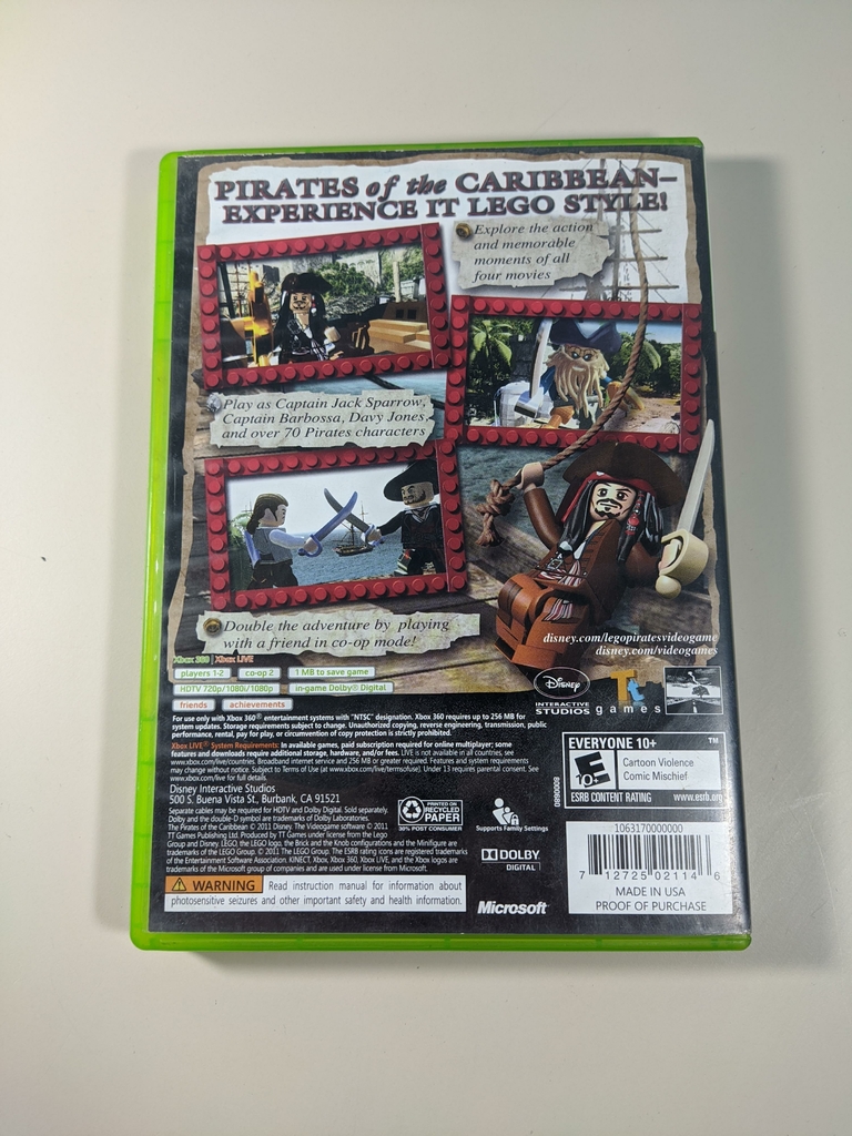 Jogo LEGO Pirates of The Caribbean: The Video Game - Xbox 360