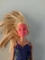 boneca barbie rosto rosa e vestido na internet