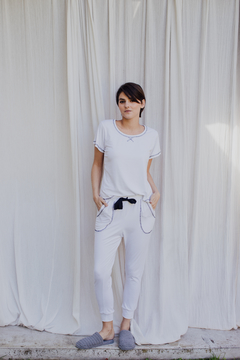 Pijama Hortensia [Off-White] - comprar online