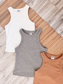 PACK x3 Musculosa basic [contrast]