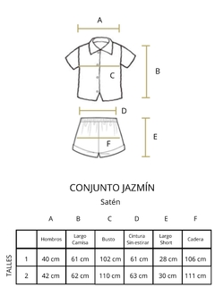 Pijama Jazmín [Hueso] - tienda online