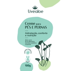 Creme para Pés e Pernas Live Aloe - 100g - comprar online