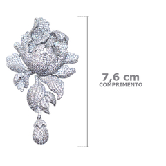 Brinco Flor de Noiva Luxo - loja online