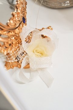 Fascinator off white 