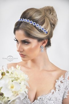 Tiara de Noiva Azul