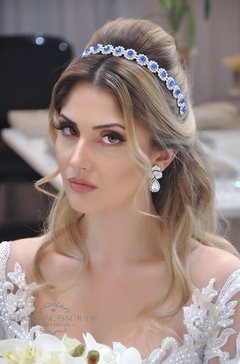 Tiara de Noiva Azul