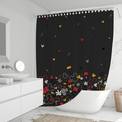 CORTINA DE BAÑO MICKEY grey - comprar online