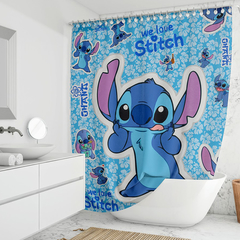 CORTINA DE BAÑO STITCH - comprar online