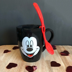 TAZA NEGRA MICKEY - comprar online