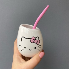 MATE KITTY con bombilla - comprar online