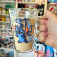 TAZA DOBLE VIDRIO STITCH - comprar online