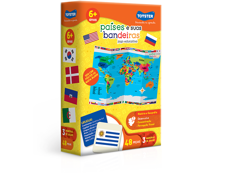 Jogo Educativo - Países e Suas Bandeiras