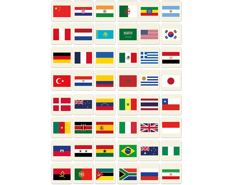 Jogo das Bandeiras dos Países - Educativo Grátis