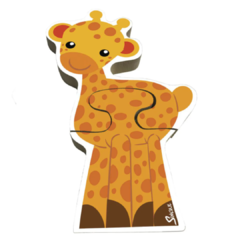 Quebra-Cabeça Baby Girafa