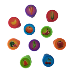 Carimbo Infantil - Frutas e Verduras