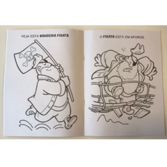 Livro Piratas Para Pintar com Giz de Cera - comprar online