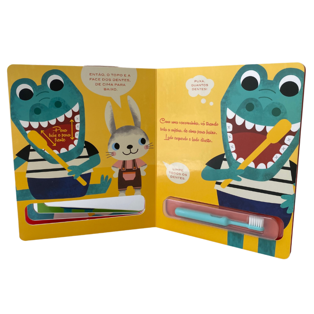 Livro Para Dentista Infantil Dentes Escovação Dentária