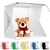 Mini Estúdio Fotográfico - Caixa de luz LED dobrável softbox para fotografar