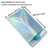 Envelope metálico holográfico acolchoado com bolhas para transporte ou presente - cores prateadas