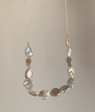 Collar Caracol-Umi, Perlas y Plata