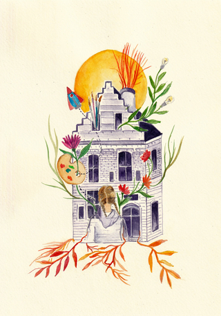 Casa V, Casas Astrológicas, Fine Art Print, Eugenia Ryan