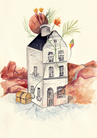 Casa VIII, Casas Astrológicas, Fine Art Print, Eugenia Ryan