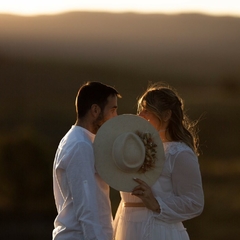 SOMBRERO DE PAÑO - The Wedding Shop