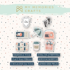 Aplique Chipboard Adesivado - My Memories - Coleção Meus Momentos - MMCMOM-13